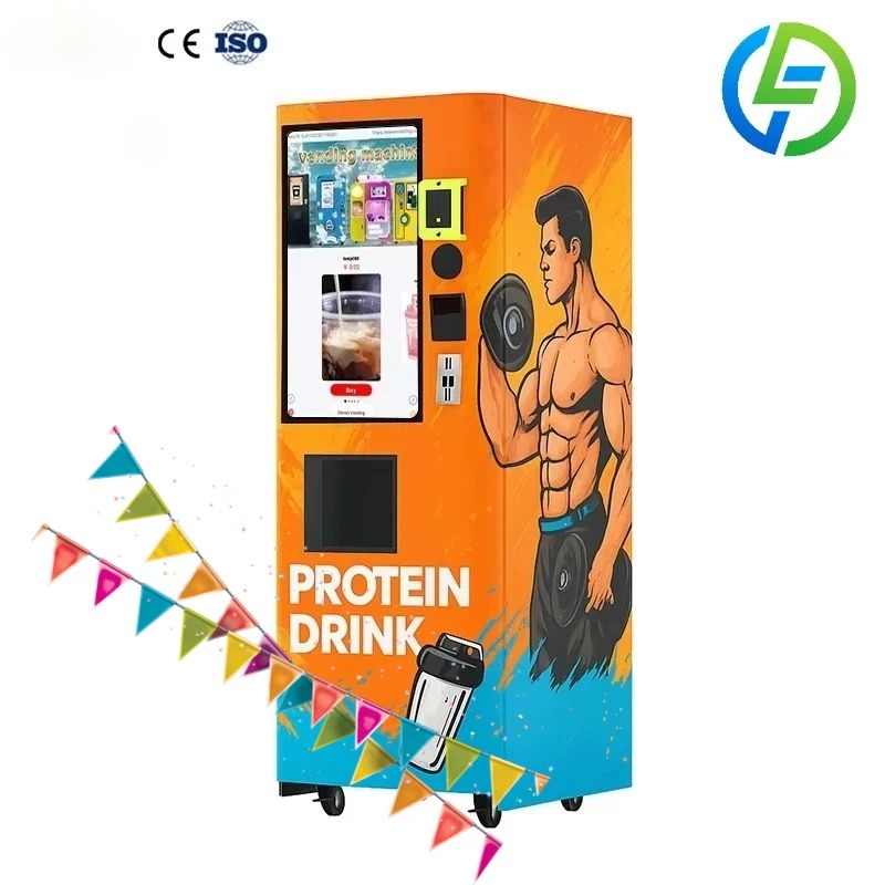 Nutrition For Fitness - Mesin Penjual Protein Shake Otomatis yang