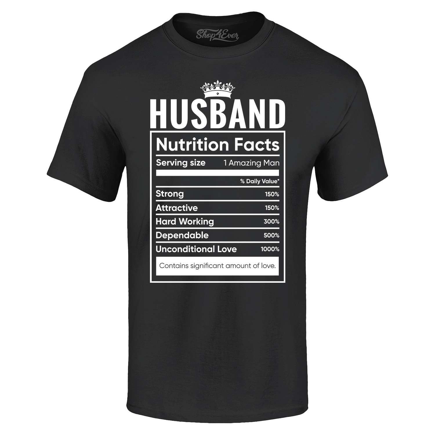 Nutrition & Fitness Hub - Kaos Fakta Nutrisi Suami Hadiah Lucu