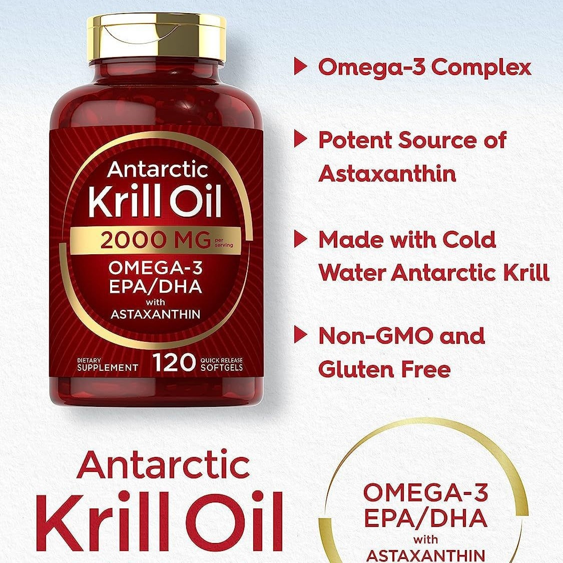 Nutrition For Fitness - Kapsul lunak minyak krill melengkapi nutrisi,