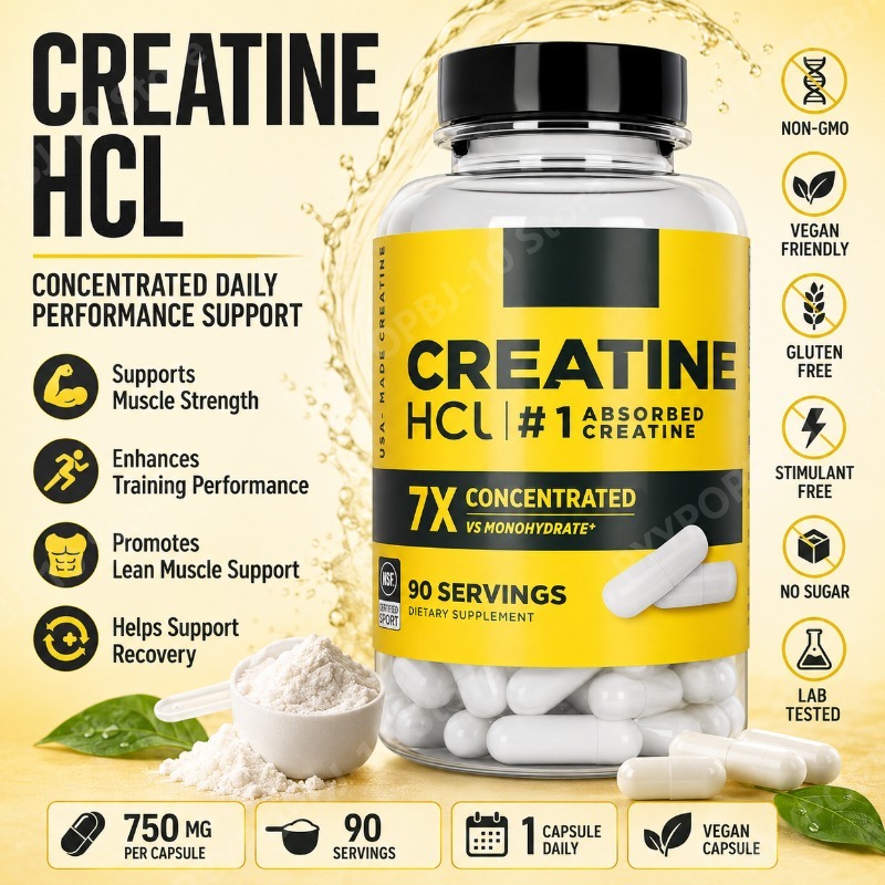 Creatine HCl 750mg 90 Kapsul P - Nutrition For Fitness ulasan dan harga