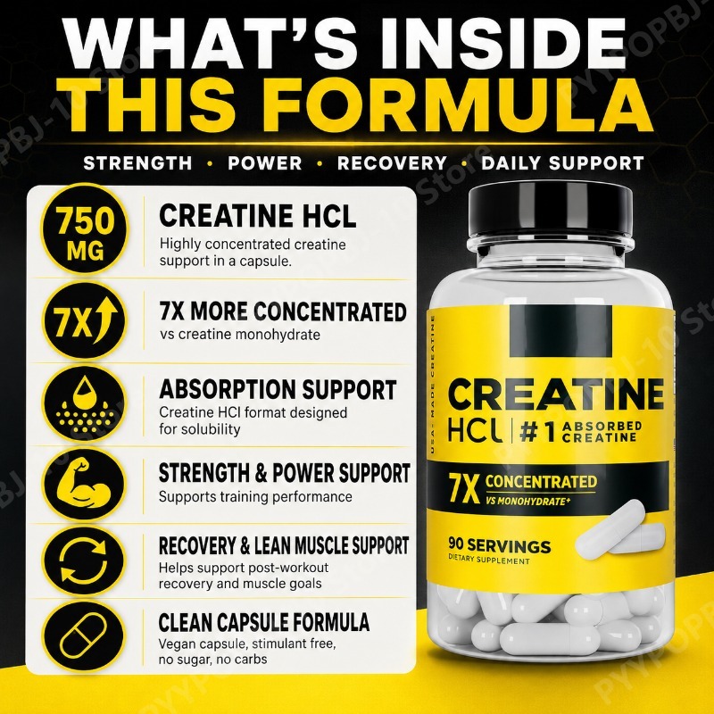 Creatine HCl 750mg 90 Kapsul P - Nutrition For Fitness ulasan dan harga