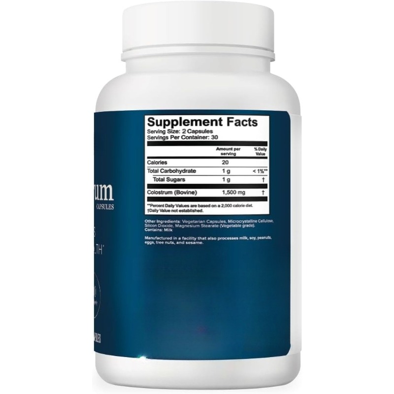 Suplemen Kolostrum -1500mg Per - Colostrum Bovine Powder ulasan dan harga