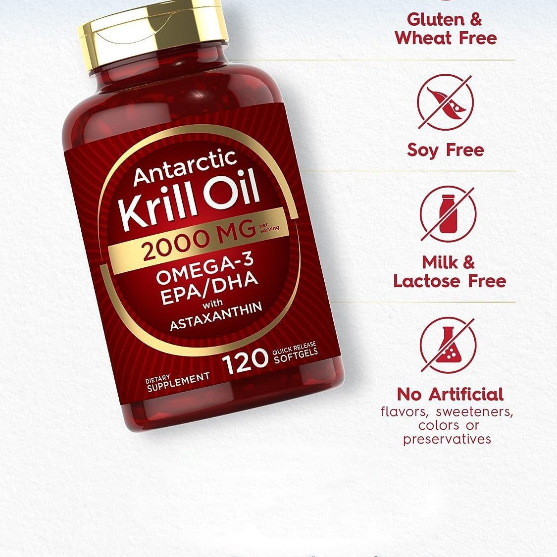 Kapsul lunak minyak krill mele - Nutrition For Fitness ulasan dan harga